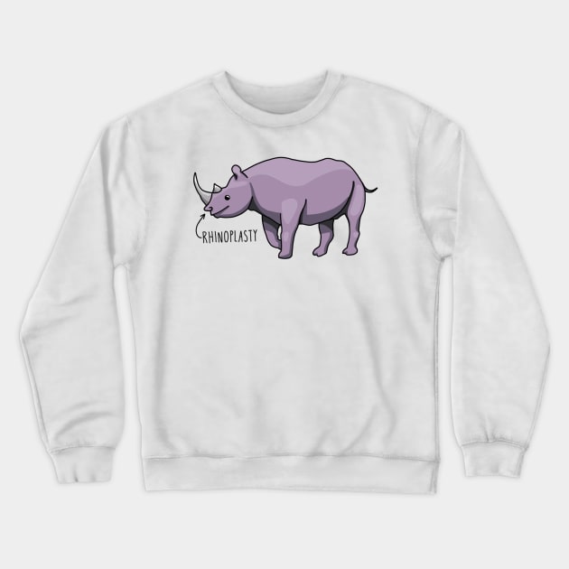 Rhinoplasty (Nose Job) Crewneck Sweatshirt by thecurlyredhead